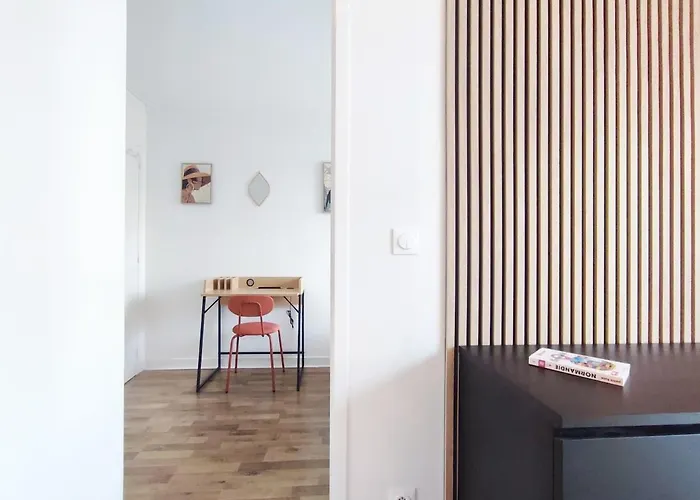 T2 Cosy Avec Parking Gratuit & Transports Au Pied Appartement Cherbourg-en-Cotentin