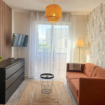 T2 Cosy Avec Parking Gratuit & Transports Au Pied